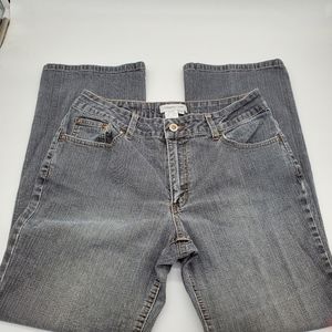 💥 Coldwater Creek Grey/Black Jeans - Petite 10